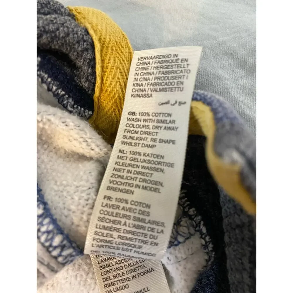 Fat Face UK Kids Cotton Pique Quarter Zip Pullover Blue Bee 10